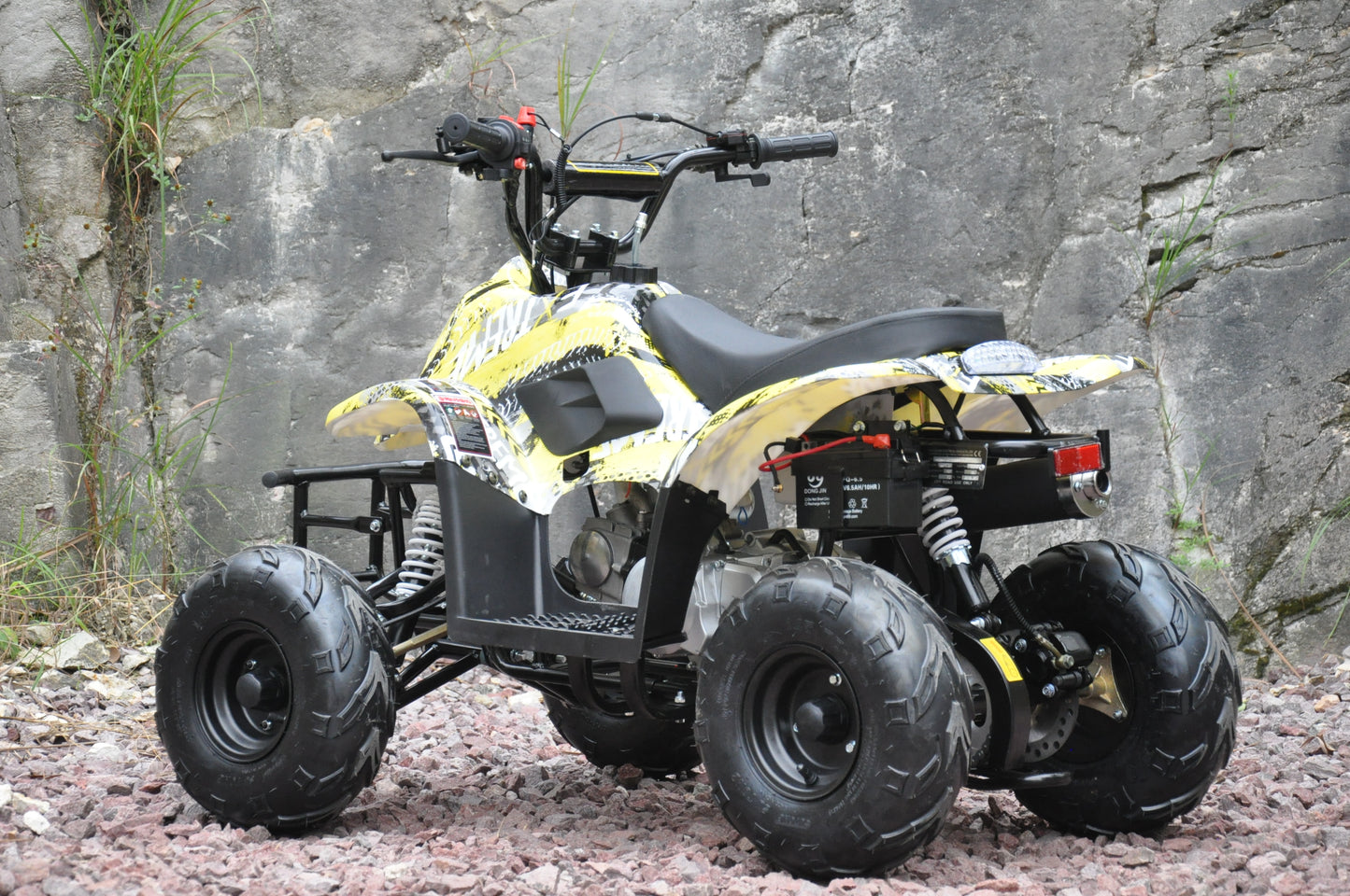 110cc Quad Bike Yellow F1