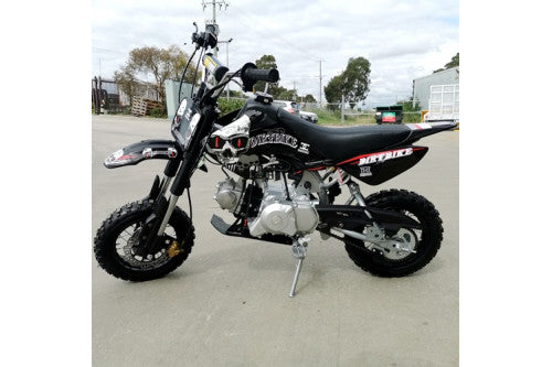 50cc MK2 Dirtbike Electric Start - Auto - Black image 0