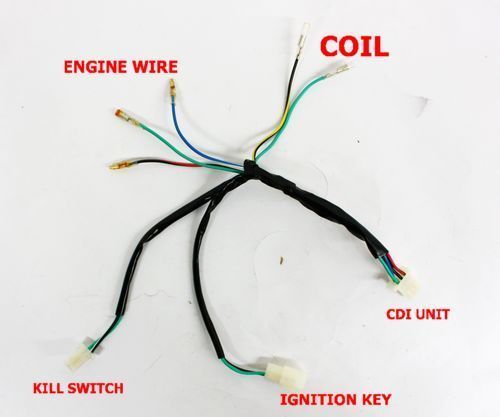 Wire Wiring Harness Loom 90cc 110cc, Lifan 125 Wiring Diagram